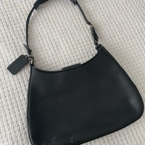 Authentic Coach Calf Black Leather Bag